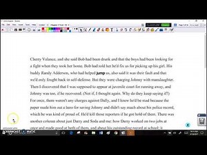 The Outsiders Chapter 7 audiobook