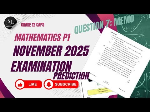 MATHEMATICS P1 2025 | Grade 12 Financial Mathematics | Question 7