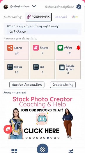 Sharing a peek at the Sidekick Tools dashboard  These features save me hours every single week. #ResellerTools #SidekickTools #PoshmarkSeller #MercariSeller #ResellerCommunity | Nikoll Nelms | Facebook