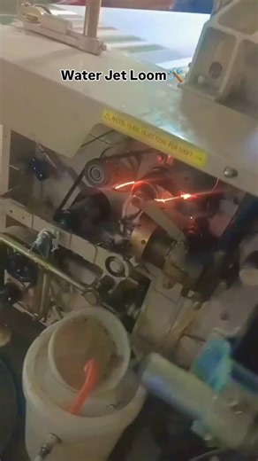 Chandan Babu on Instagram: "Water jet loom #india"