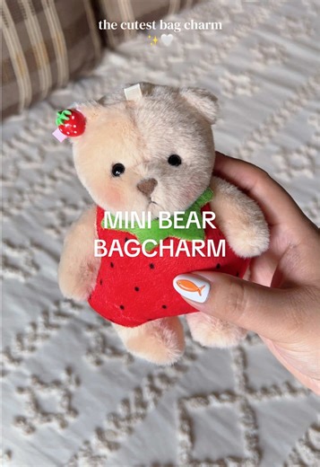 Adorable Mini Bear Bag Charms - Limited Stock!