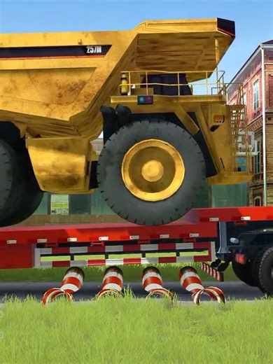 SpinTires: MudRunner | Heavy Truck vs Impossible Speed Bumps Road! #SpinTires #MudRunner