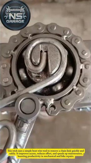 Smart Chain Link Removal Hack | Easy Tool Trick for Fast Repairs #automotivetools #usa #mechanic