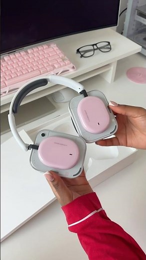 unboxing the prettiest PINK headphones ✨🎀🎧 #nothingheadphones #pinktech