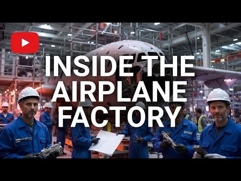 Airplane manufacturing process.