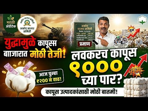 🔴30 मार्च 2026।अकोट कापूस भाव वाढले | Kapus bajar bhav।कापुस बाजार भाव मानवत।Kapus Bhav Today|8700