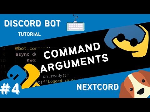 Discord Bot Tutorial Python Nextcord | User Input through Command Arguments | Part 4