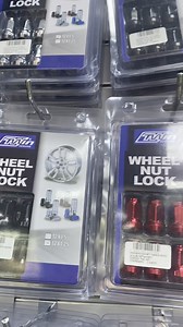 WHEEL NUT LOCK AVAILABLE AT MATHAI IMPORTS LIMITED🤩 Available in:- ✔️Blue ✔️Chrome ✔️Black ✔️Red ✔️Multicolor SIZES: 1.5 and 1.25 ☎️Call/WhatsApp us at: 1(868) 654-5234/289-4901/360-8773 | Mathai Imports Ltd