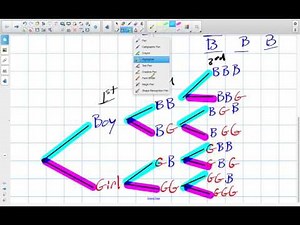 How to learn Probability and Tree Diagrams (Grade 11 College)