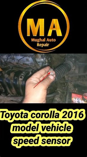 Toyota Corolla 2016 Vehicle Speed sensor Wirring diagram
