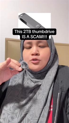 Ainul Md Razib on Instagram: "A quick breakdown of how cheapo 2 TB thumbdrives are scamming you and your phones / computers"