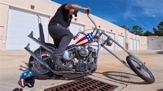 Billy Lane on Instagram: "I got to ride the first of two 1952 Captain America Panhead choppers Dan Haggerty claimed to be the ONE original from the 1969 film, Easy Rider. Link in bio for the full YouTube video. #billylane #chopper #panhead #easyrider #motorcycle #choppersinc #motorcycles #harleydavidson #harleylife #moto #harleydavidsonmotorcycles #motorcyclelife #harleysofinstagram #motorcyclesofinstagram #movie #movies #cinema #film #cinematography #history #1960s #60s #tool #music #youtube #y