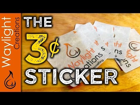 The 3¢ Sticker - Make a Vinyl DIY Sticker