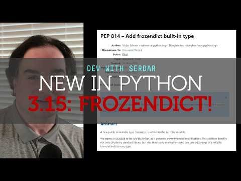 Python's new frozendict type