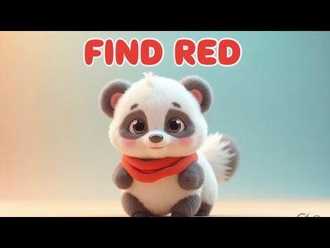 Can You Find RED? 🔴 | Fun Color Game for Kids