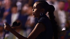 'Hope is making a comeback': Michelle Obama delivers 'fired up' speech at DNC