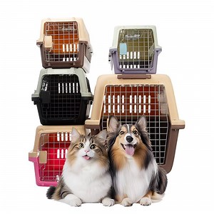 [Hot Item] ODM Pet Carriers Various Size Portable Plastic Cat Dog Travel Carriers Box