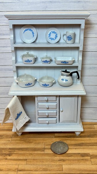 Dollhouse Miniature Dishes 1:12 | Retro Kitchen Cookware Diorama Decor - Etsy