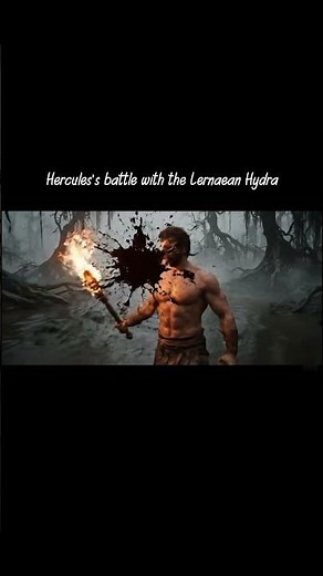 Hercules's battle with the Lernaean Hydra #greekmythology #hercules