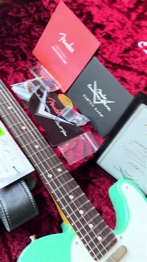 2025 Fender Custom Shop Telecaster W25 Custom Deluxe Guitar in Seafoam Green Sparkle