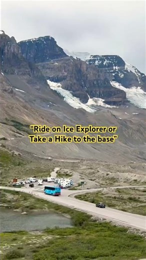 You Can Drive on This Glacier 😱 Athabasca Ice Explorer | Banff Canada #icefieldparkway