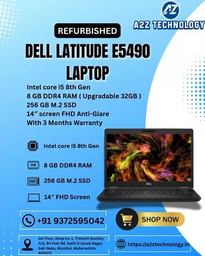 💥Top Deal! Refurbished Dell Latitude E5490 Laptop– Kam Daam, Zyada Speed