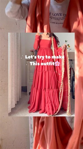 Four layered gown outfit design❣️#krishnafashion27#shorts #fashiondesigner#sewing#viral