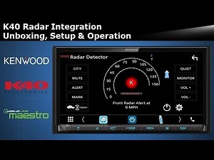 KENWOOD – K40 – IDATALINK Radar Integration Unboxing, How to Setup & Operation – World’s First!