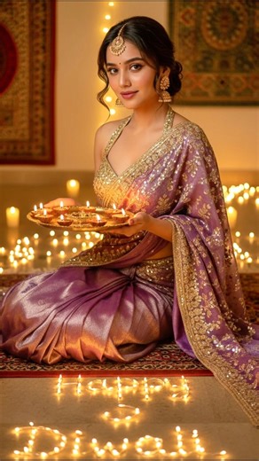 Trending Gemini Girls photo editing in Diwali | Instagram Viral Girl Photo Editing in Diwali #prompt