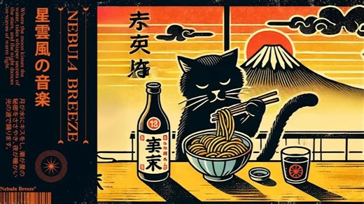 醉佳放克音乐Funk！小黑猫吃面条！混合爵士放克音乐！70年代风格放克！