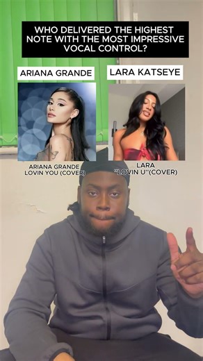 Ariana Grande vs. Lara (KATSEYE): Highest Note & Vocal Control in “Lovin’ You” Covers #shorts