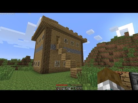 MINECRAFT 60 - BUILDING THE ROOF OF THE STORAGE ROOM