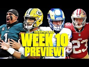 NFL Week 10 Preview of EVERY Game + TNF Recap