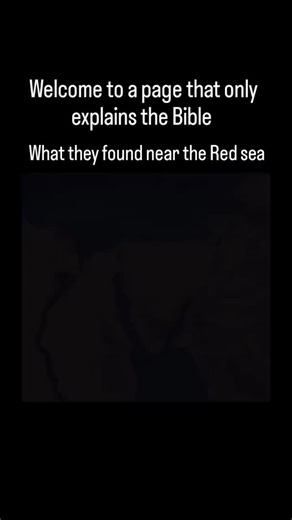 Only Explaining the Bible on Instagram: "Archaeologists exploring the Red Sea have uncovered objects resembling ancient chariot wheels and remnants believed to align with the Biblical account of the Exodus. 🌊 While scholars continue to debate the findings, the location matches descriptions in Scripture of where Moses and the Israelites crossed and where the Egyptian army was swept away.\n\n📖 Exodus 14:21–22 “Then Moses stretched out his hand over the sea, and the Lord drove the sea back by a s