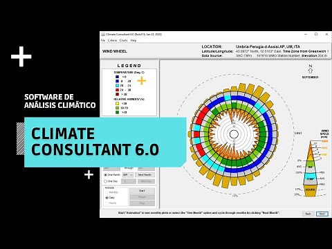 Climate Consultant 6.0 | Software de análisis climático para arquitectura GRATIS | PARTE 1