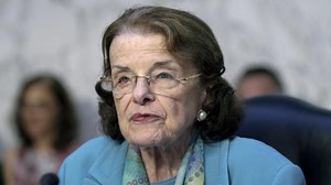 Diane Feinstein suffers fall