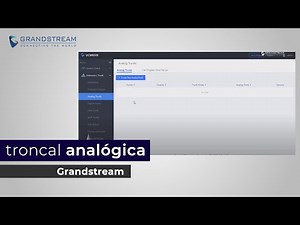 Analog Trunk Configuration on Grandstream Switch