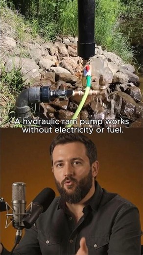 This Machine Pumps Water for Free 💧 #technology #science #pump #shorts