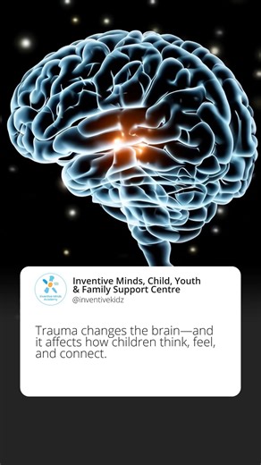 When a child experiences trauma, it doesn’t just affect their emotions — it reshapes how their brain functions. The prefrontal cortex, hippocampus, and amygdala all respond differently under stress… which can show up as impulsivity, learning difficulties, emotional overwhelm, hypervigilance, and challenges connecting with others. But healing is possible. With behavior modification, therapist support, and evidence-based parenting strategies, families can help children rebuild safety, stability, a