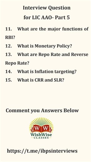 LIC AAO Interview Questions Series- Part 5 | Most Expected Questions | LIC AAO Interview Preparation