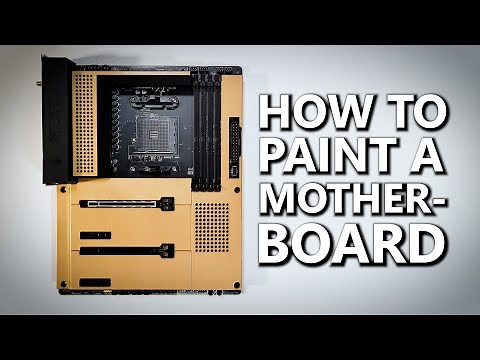 How To Paint a Motherboard