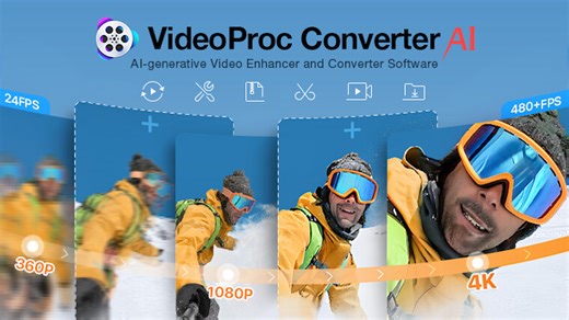 Save 69% on VideoProc Converter AI: Lifetime Family License
