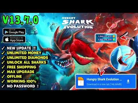 Hungry Shark Evolution Mod Apk Unlimited Gems Coins - Download Now