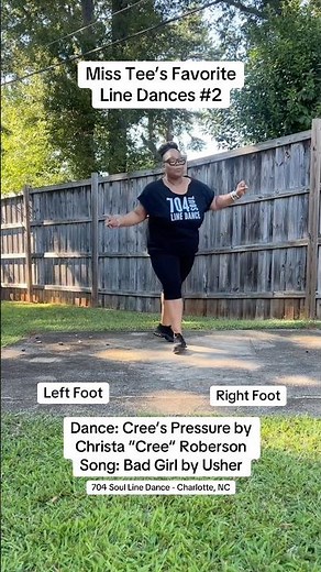 Cree’s Pressure aka Bad Girl by Usher Line Dance Tutorial
