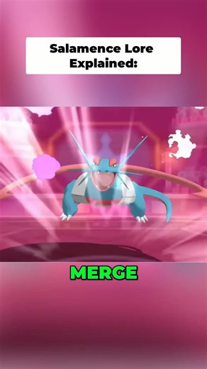 Mega Salamence Pokemon Lore Explained #pokemon