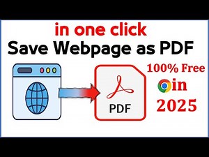 how to save a webpage as pdf