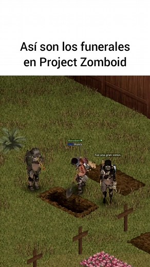 Así son los funerales en Project Zomboid 😢 #projectzomboid #survival