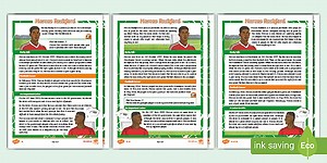 LKS2 Marcus Rashford Differentiated Reading Comprehension Activity