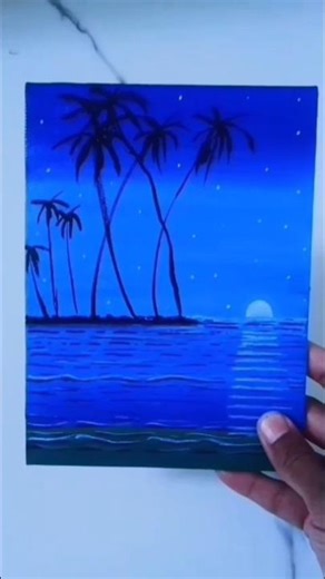 'Silence Dream In Landscape Painting' Easy Paintings For Beginners #artvideo #art #artideas