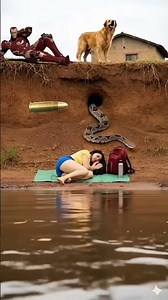 Python at the river #comedy #funny